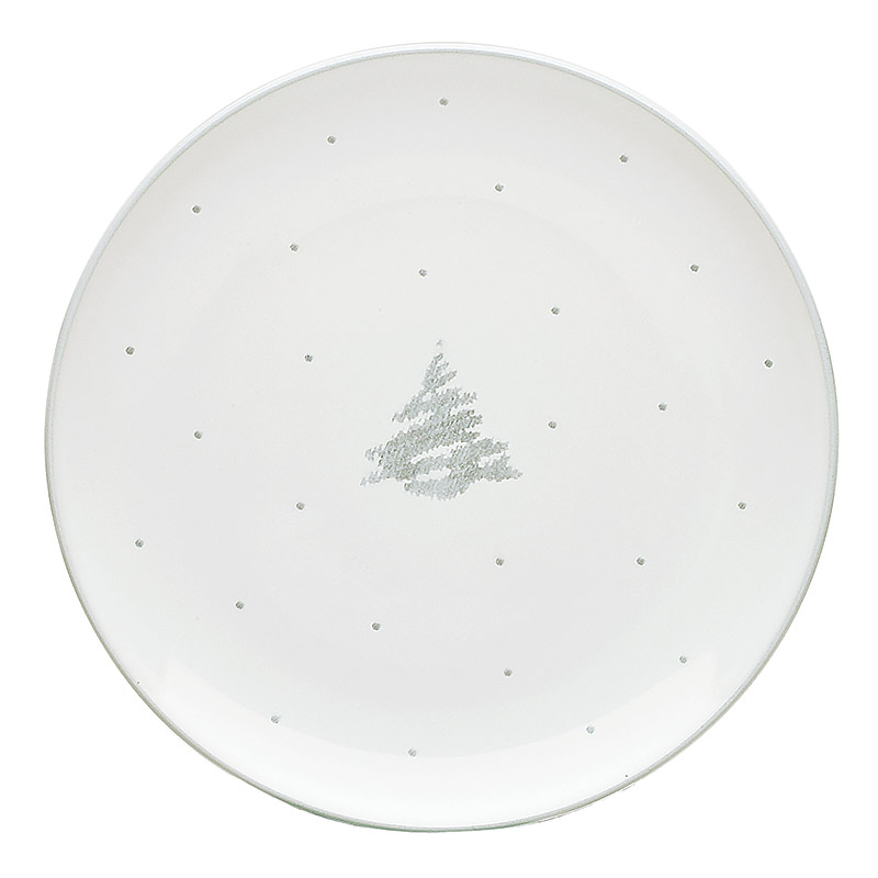 Colorwave Cream Holiday Accent Plate 8