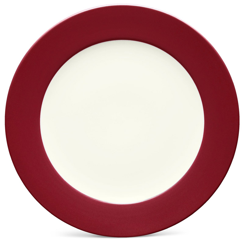 Colorwave Raspberry Round Platter, Rim, 12.5 