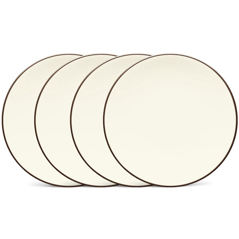 Colorwave Chocolate Mini Plate, Set of 4