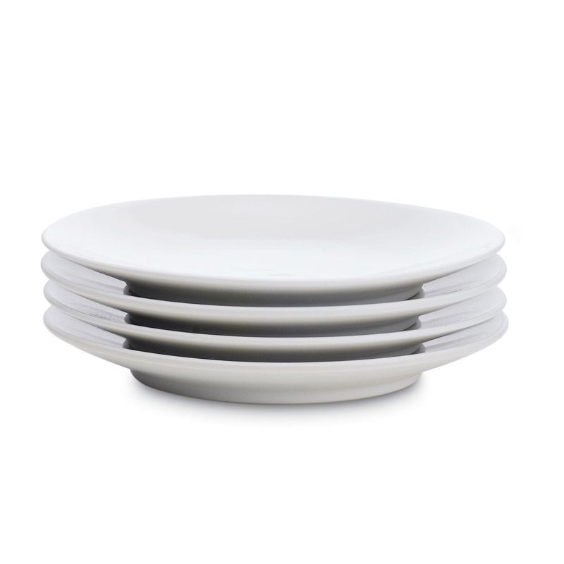 Colorwave White Mini Plate, Set of 4