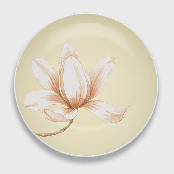 Floral Accent Plate, 8.25 