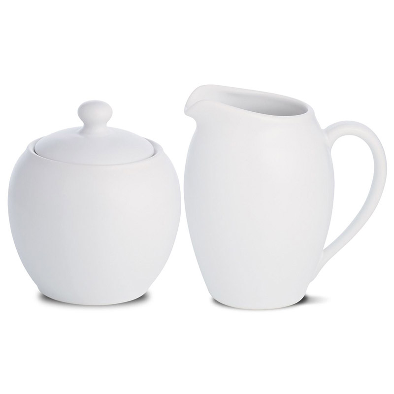 Colorwave White Sugar and Creamer Set