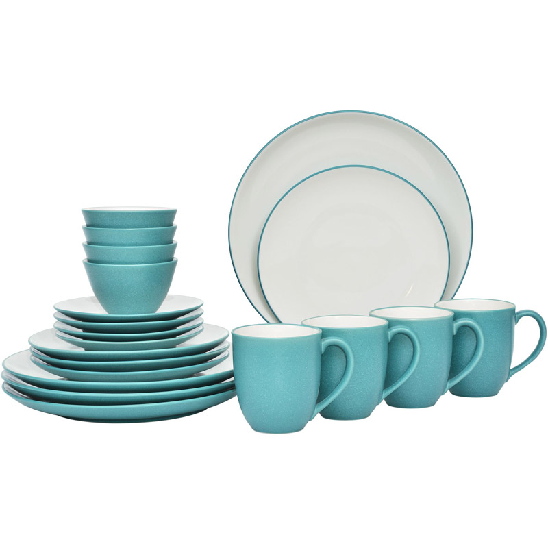 Colorwave Turquoise 20pc Service for 4 - Value Set