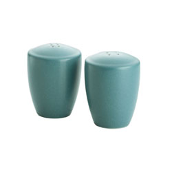 A photo of Colorwave Turquoise Salt and Pepper, 3-3/8 