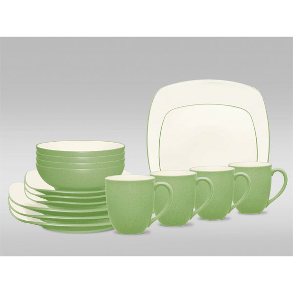 Colorwave Apple 16pc Service for 4, Square