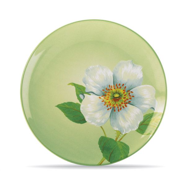 Floral Accent Plate, C Rose