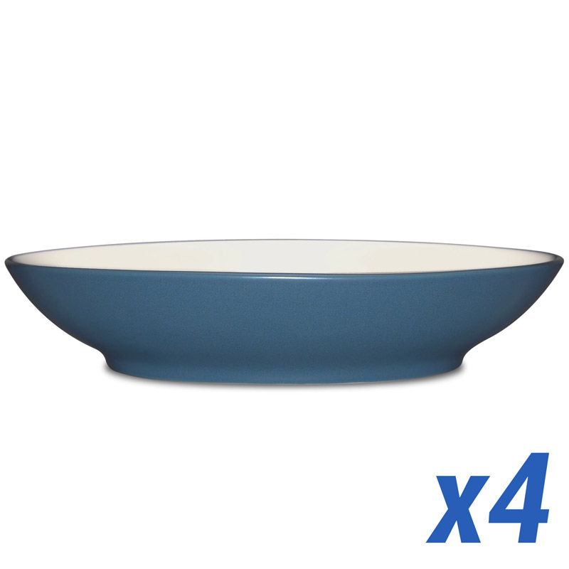 Colorwave Blue Coupe pasta bowl, 35oz, Set of 4