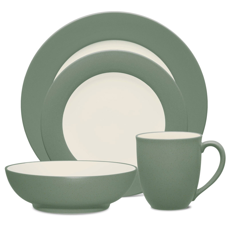 Colorwave Green 4pc Place Setting, Rim