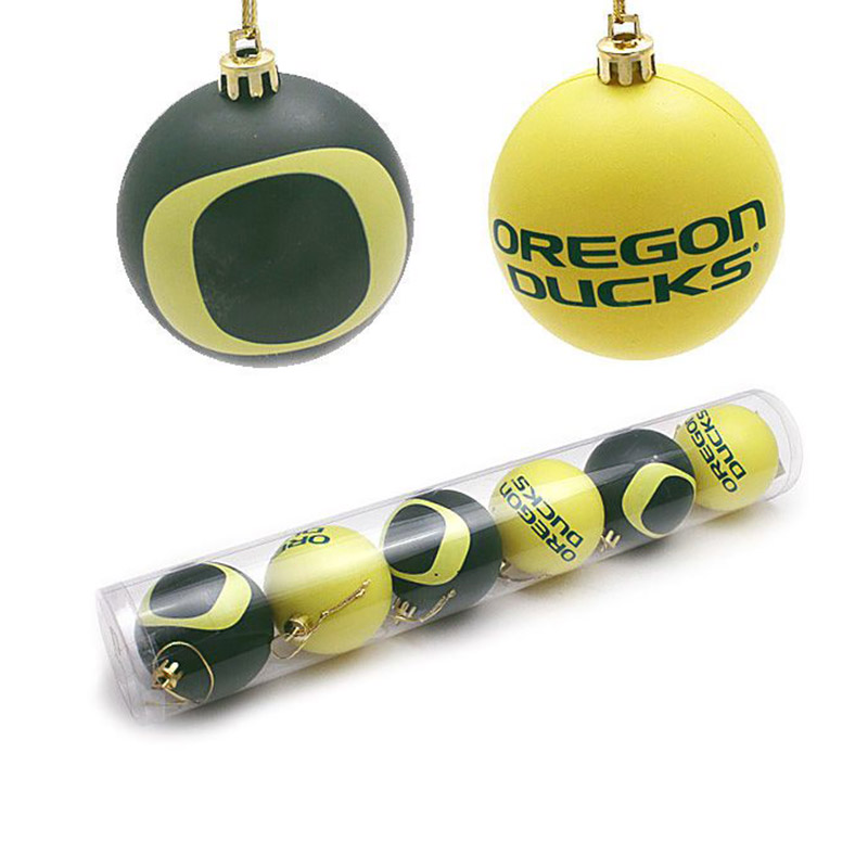 University of Oregon Ornaments, Set/8, Large