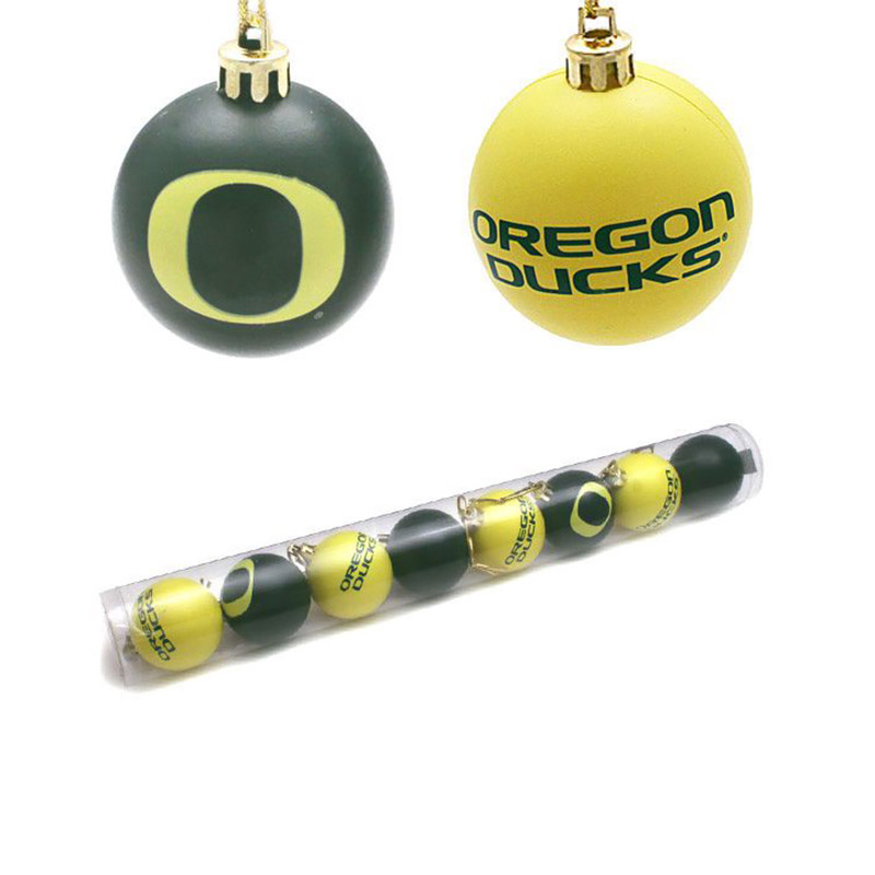 University of Oregon Ornaments, Set/8, Small