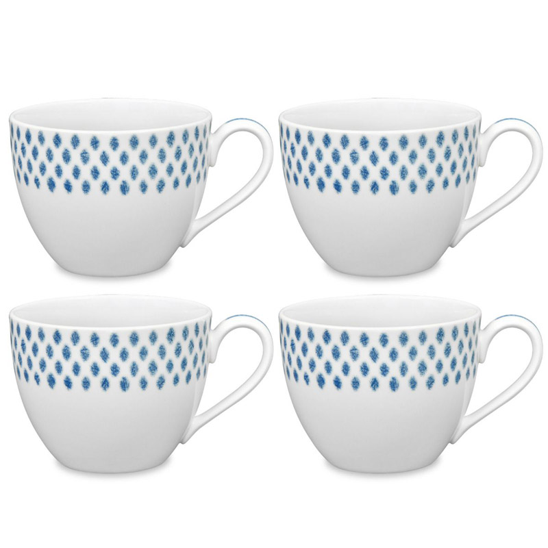 Blue Hammock Cup Set of 4