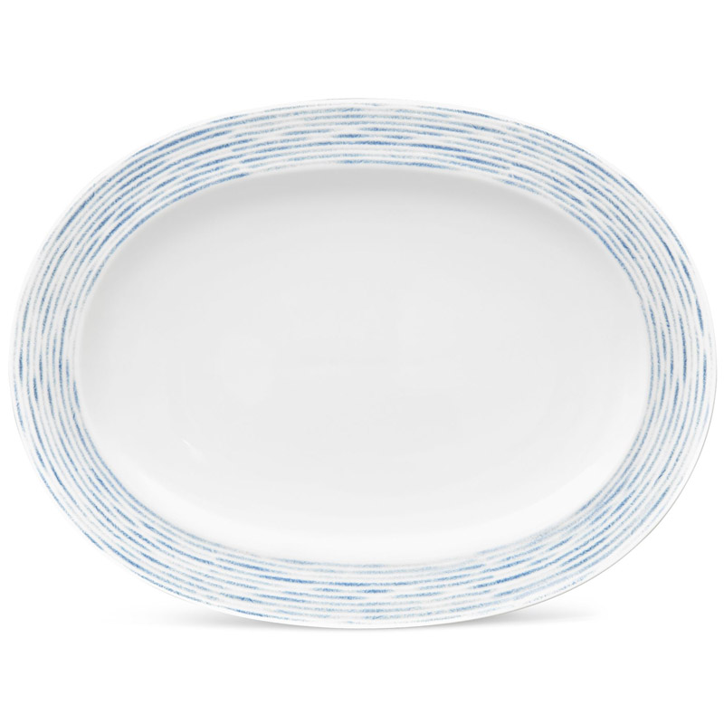 Blue Hammock Oval Platter 14in.