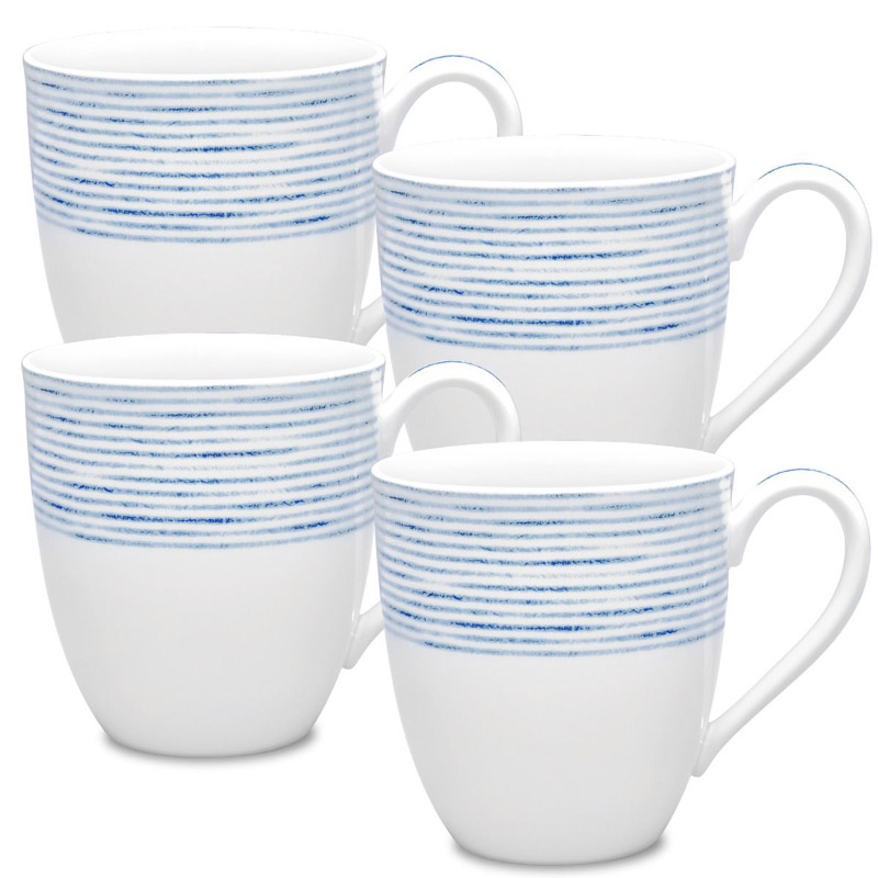 Blue Hammock Mug Set of 4