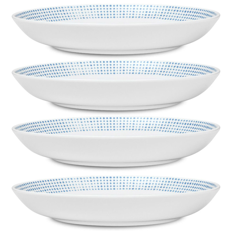 Blue Hammock Dinner Bowl Set of 4