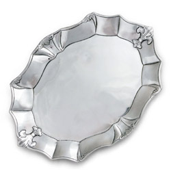 A photo of Fleur De Lis Oval Platter