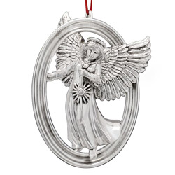 A photo of Angel of Light Silver Ornament