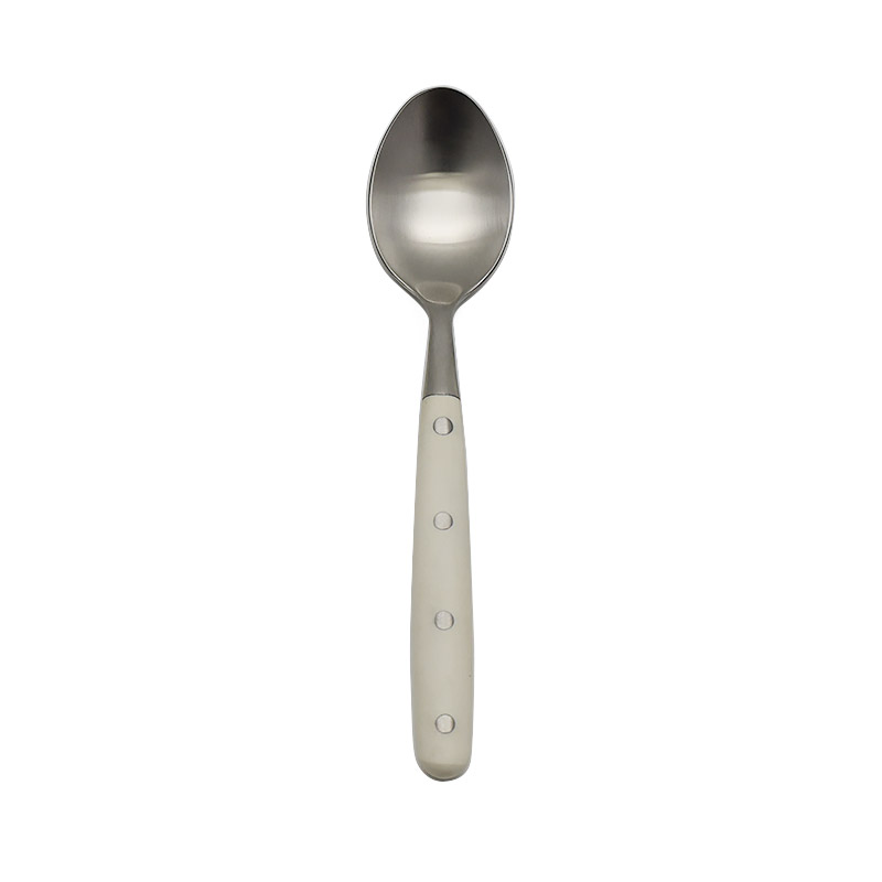 Jones Cream Oval Soup Spoon