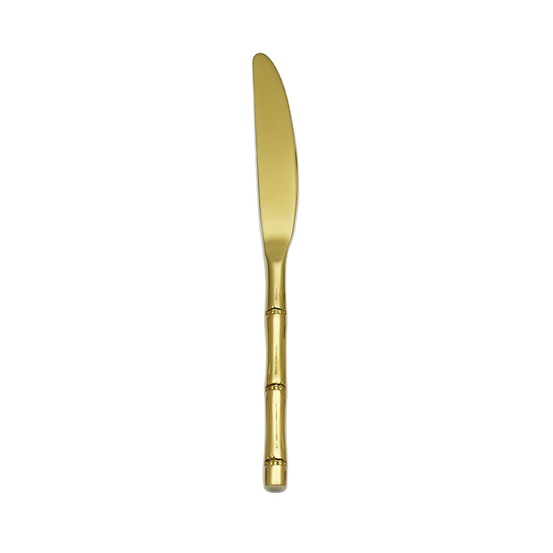 Liliana Polished Gold Dinner Knife