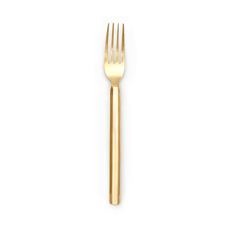 Roland Polished Gold Dinner Fork