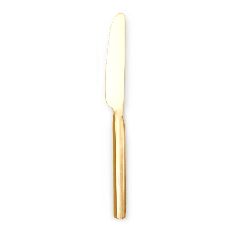 Roland Polished Gold Dinner Knife