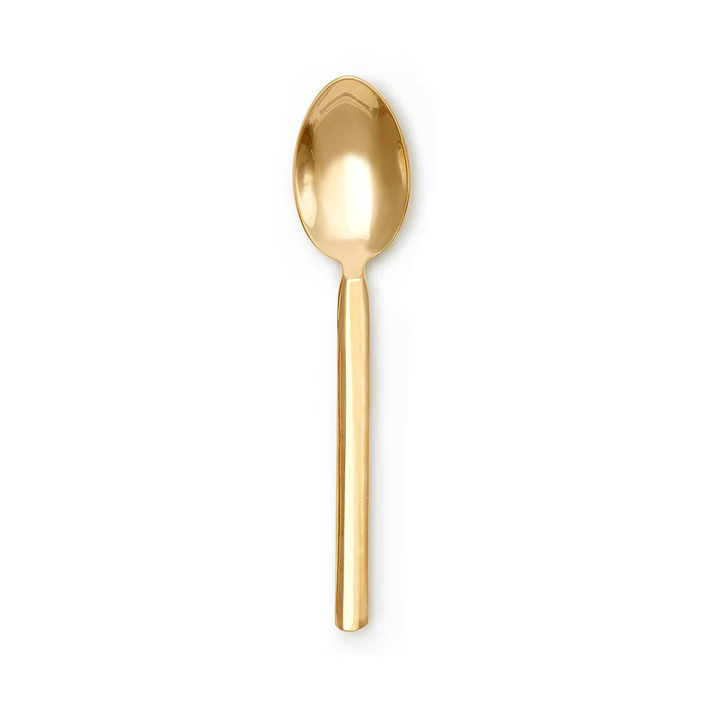 Roland Polished Gold Oval Soup Spoon