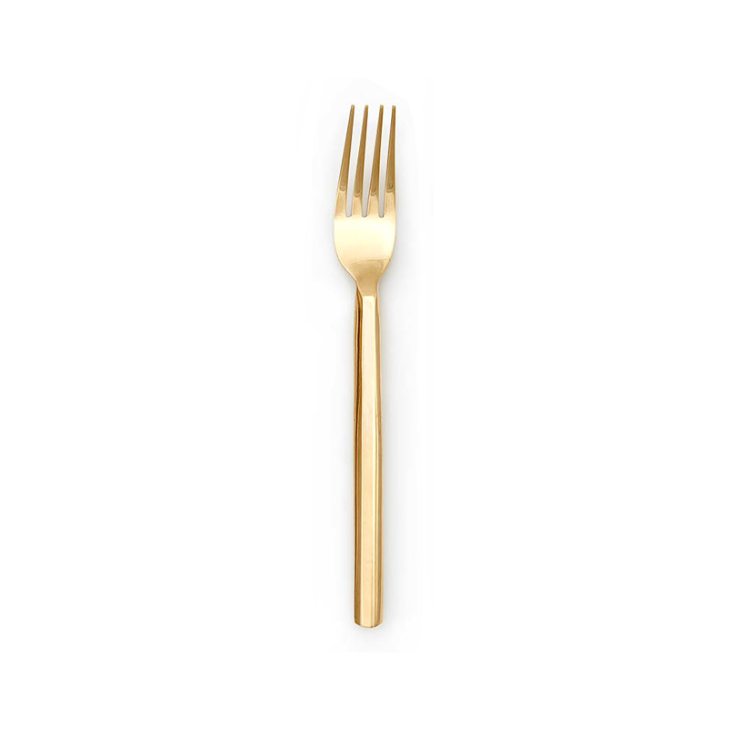 Roland Polished Gold Salad Fork