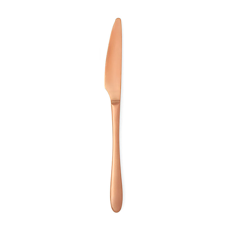 Alba Rose Gold Dinner Knife