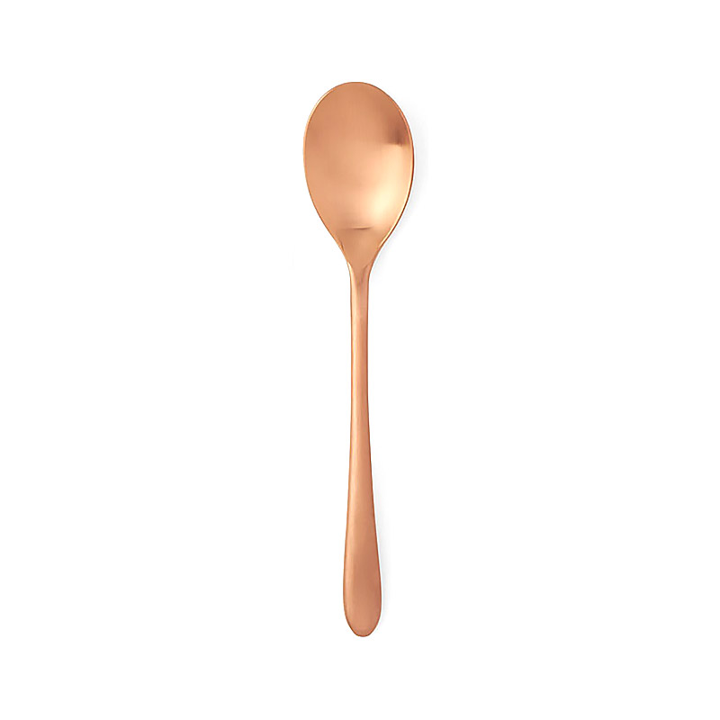 Alba Rose Gold Oval Soup Spoon