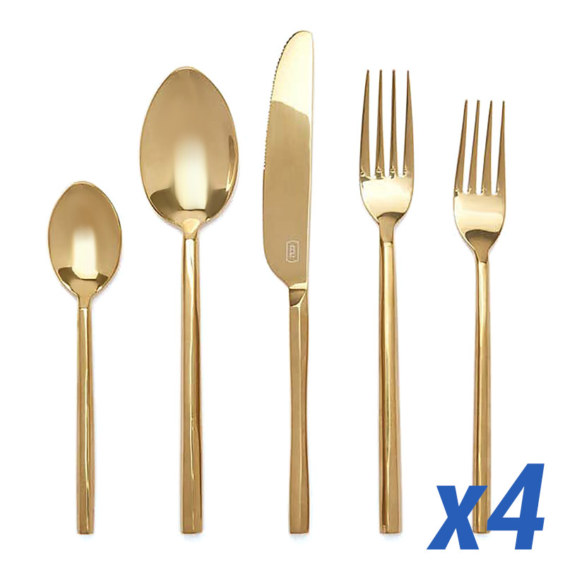 Gwen Gold 20 Piece Service for 4