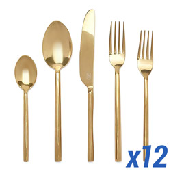 A photo of Gwen Gold 60 Piece Service for 12