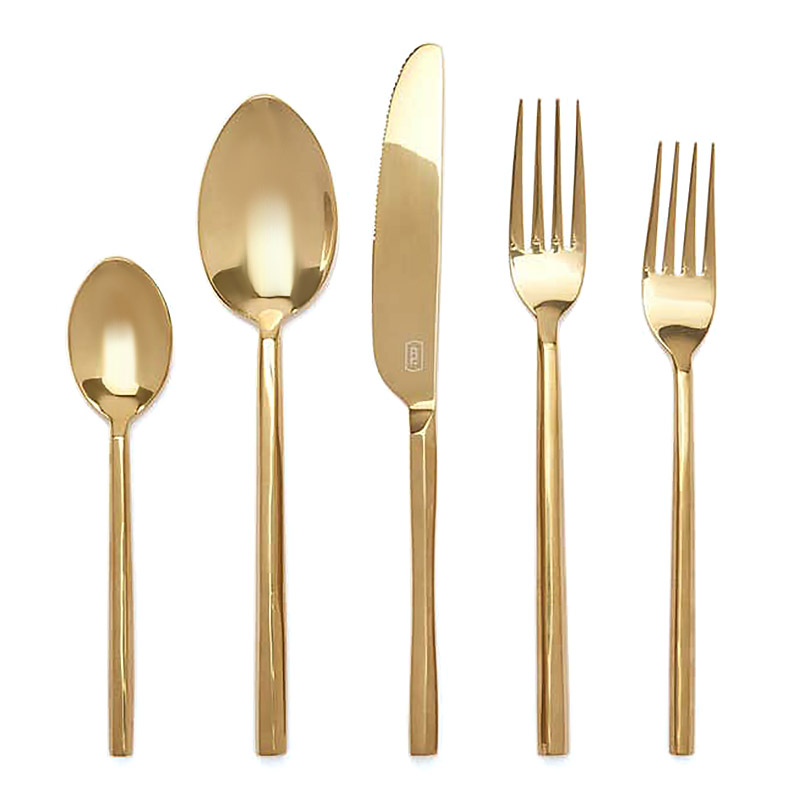 Gwen Gold 5 Piece Place Setting