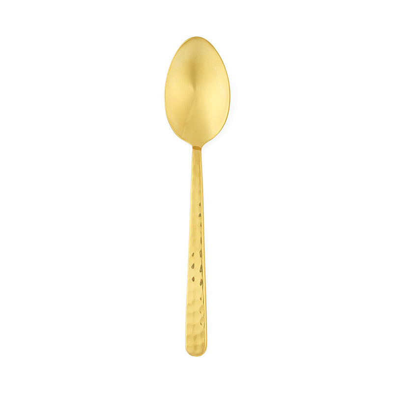 Zora Gold Oval Soup Spoon