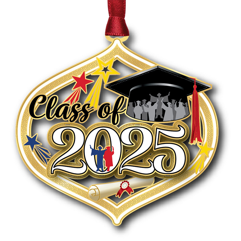 2025 Graduation Brass Ornament