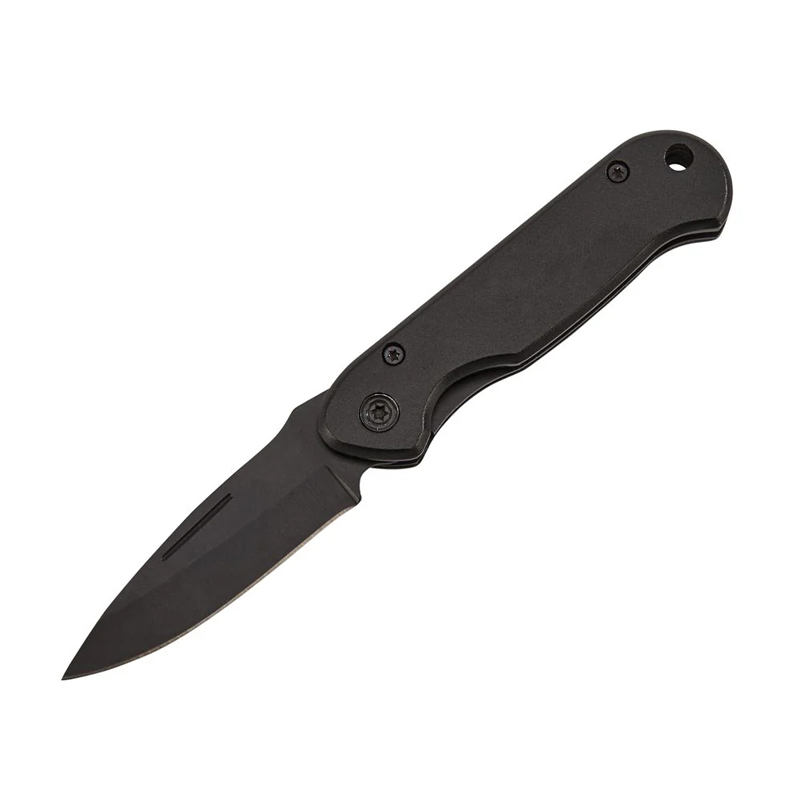 All Black Locking Pocket Knife