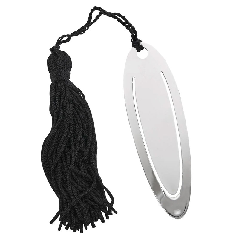 Oval Shaped Bookmark w/ Tassel