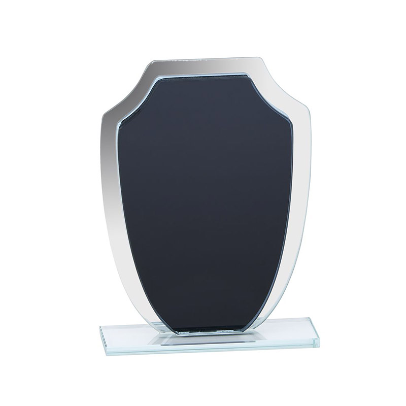 Black & Mirror Shield Trophy, 6.5in.