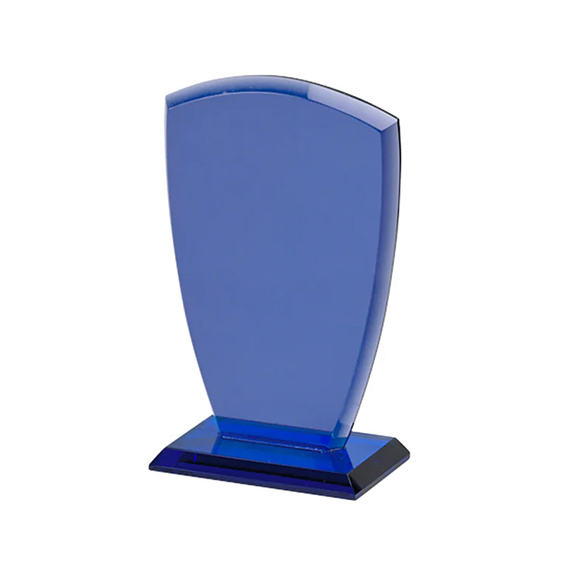 Large Cobalt Shield Trophy