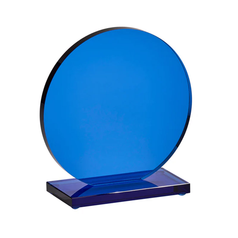 Large Cobalt Orb Trophy