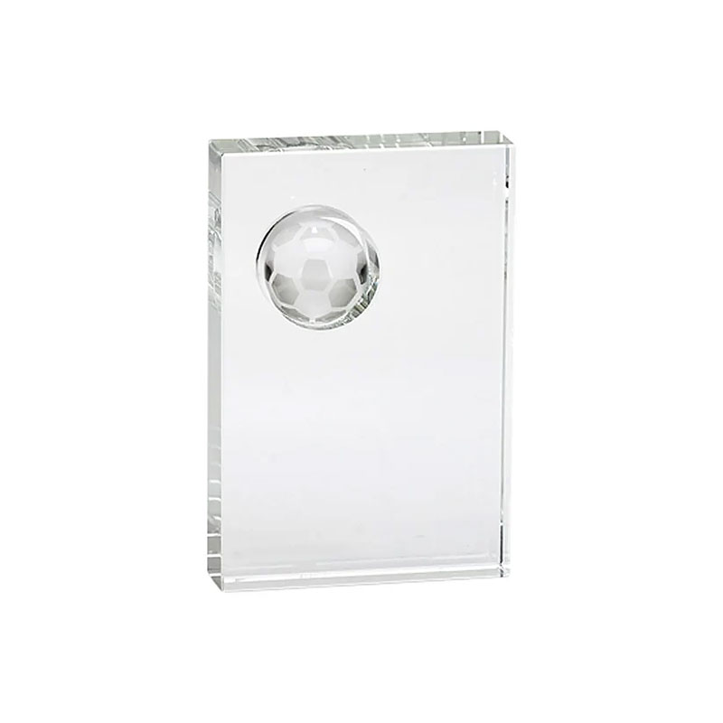 Medium Optic Rectangle Soccer Trophy