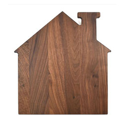 A photo of House Shaped Cutting Board, Acacia