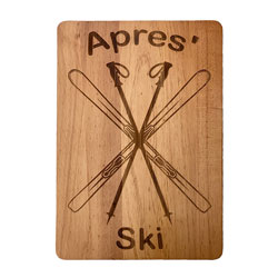 A photo of Apres Ski Wood Board