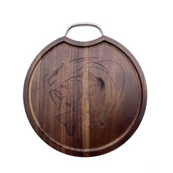 A photo of Fishing Wooden Serving Board