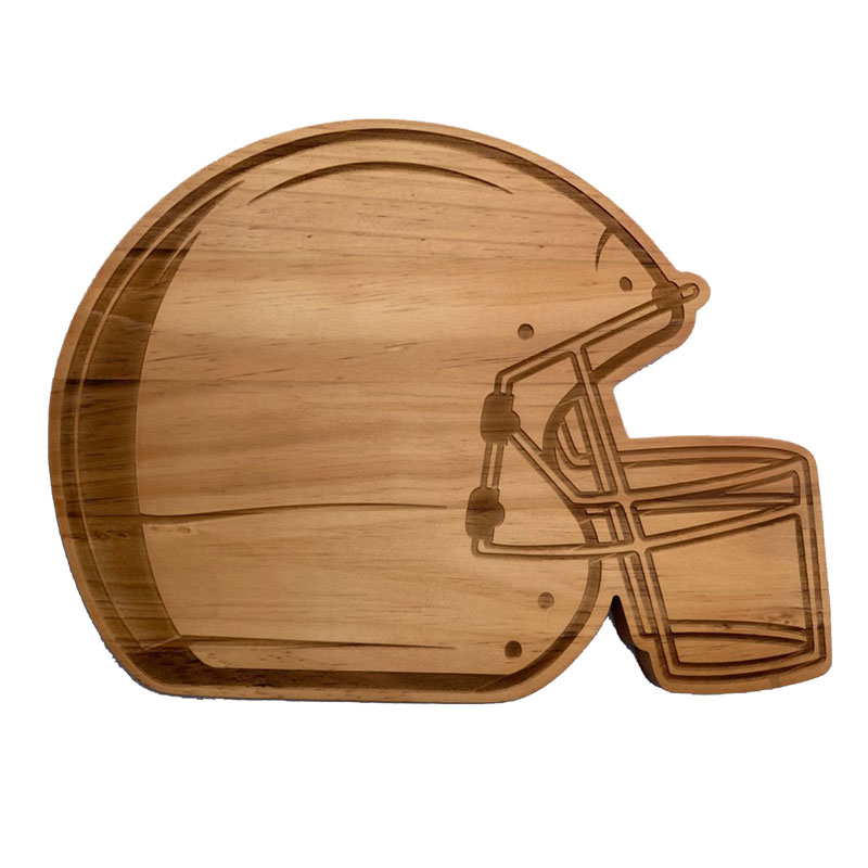 Football Helmet Wood Board