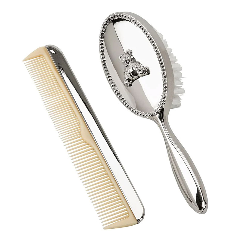 Teddy Bear Comb and Brush Set