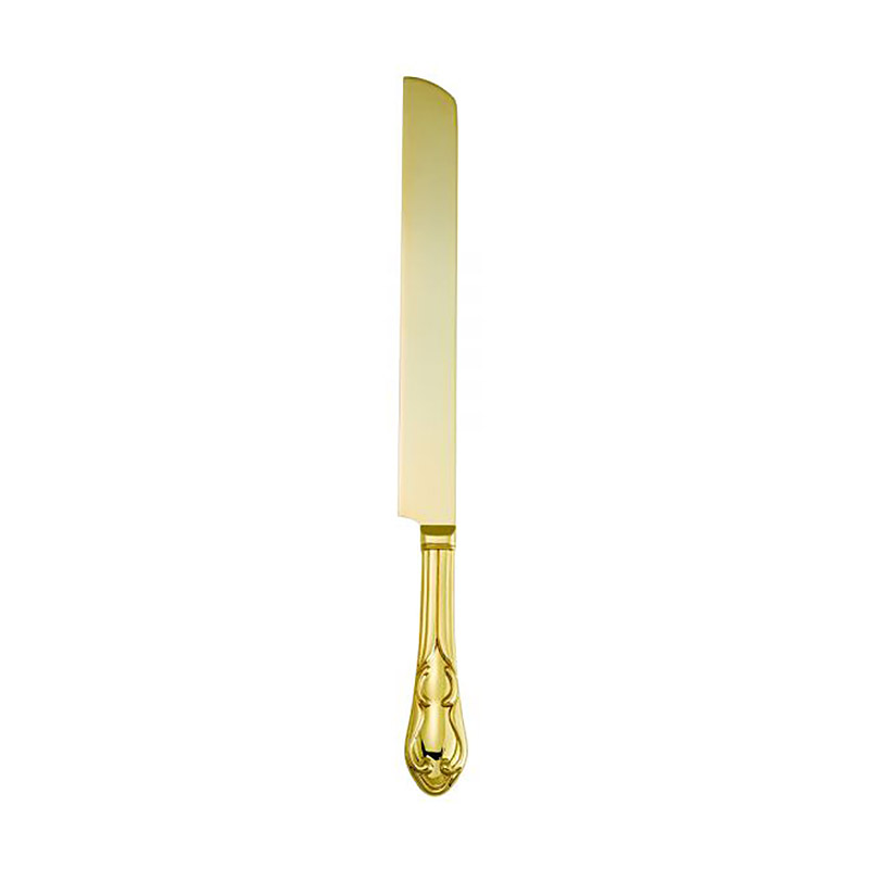 Cake Knife, Goldplate