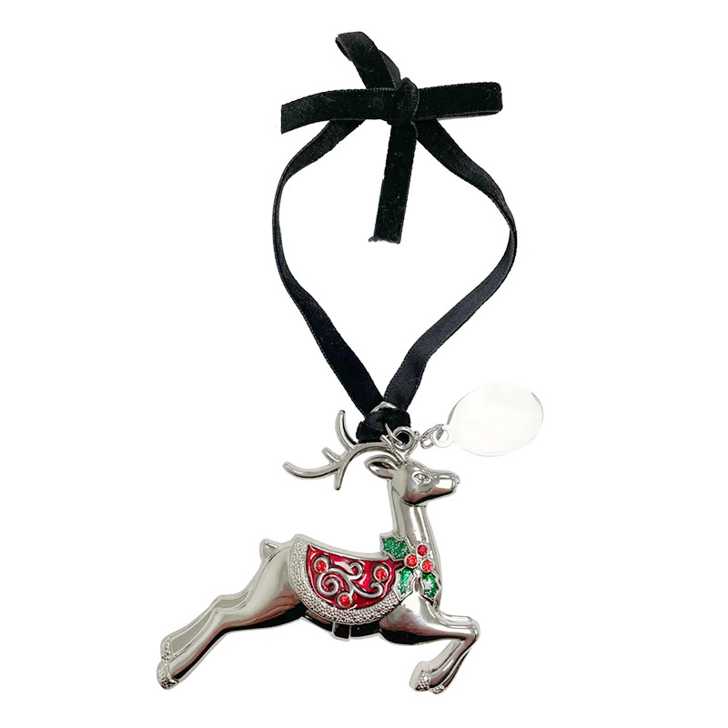 Reindeer with Engravable Tag