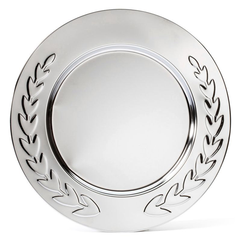 Embossed Wreath Tray 12in.