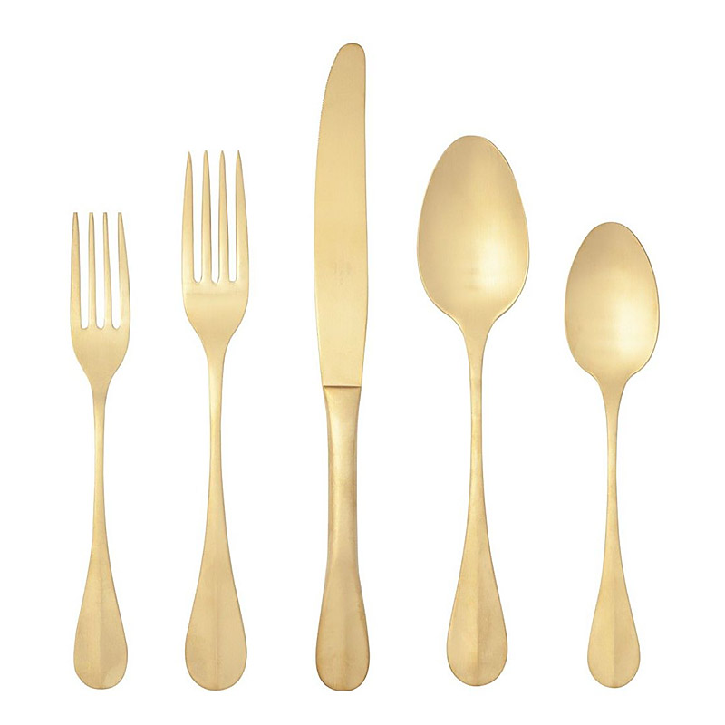 Nau Gold 5 Piece Place Setting