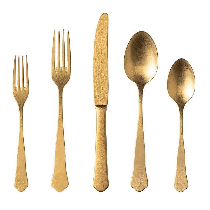 Prado Gold 5 Piece Place Setting