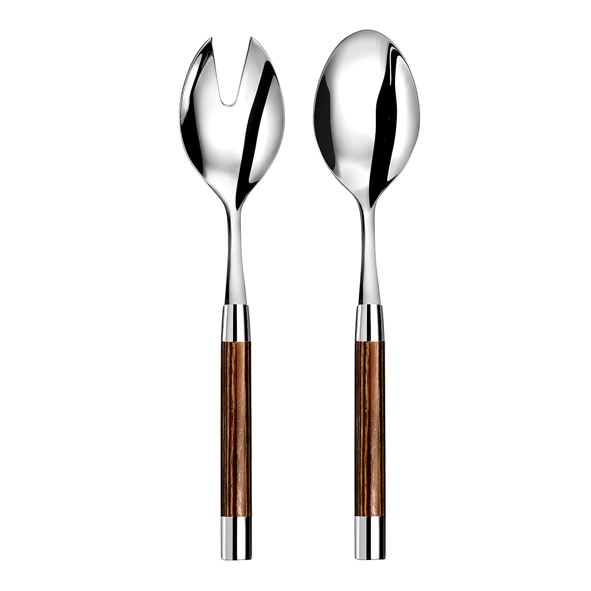 Conty Wood 2pc Salad Serving Set